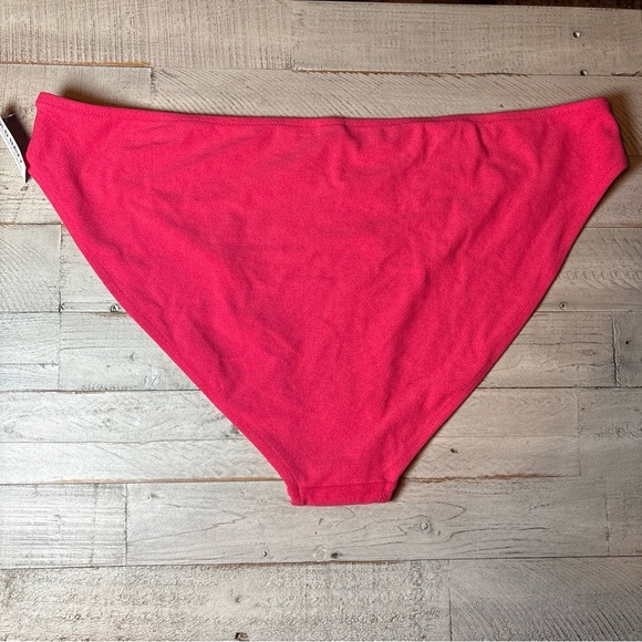 Old Navy Women’s Low-Rise Terry Classic Bikini Swim Bottoms Pink Size 3X - Picture 9 of 13